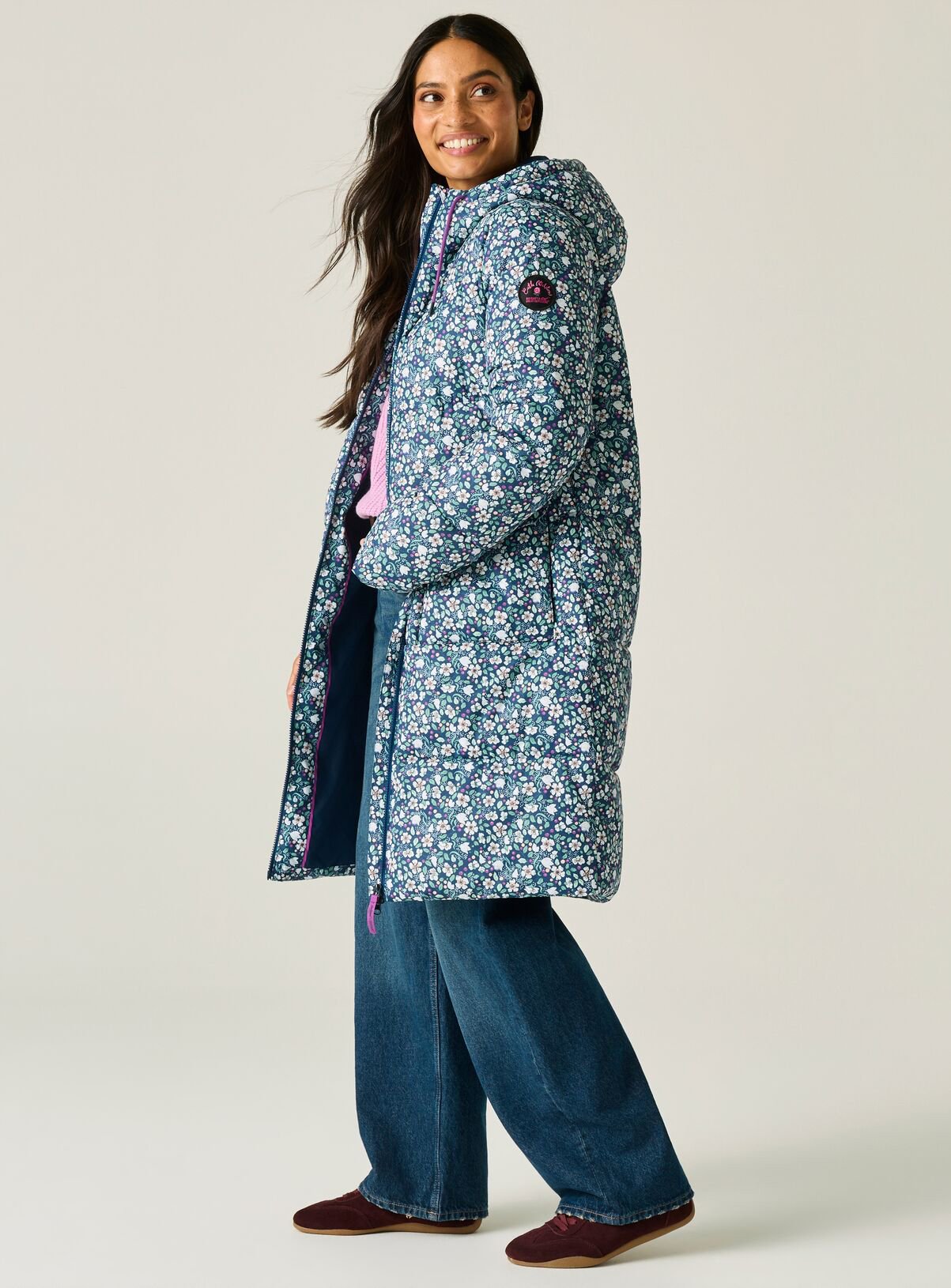 REGATTA Cath Kidston Long Baffle Jacket 16 - Image 4 thumbnail